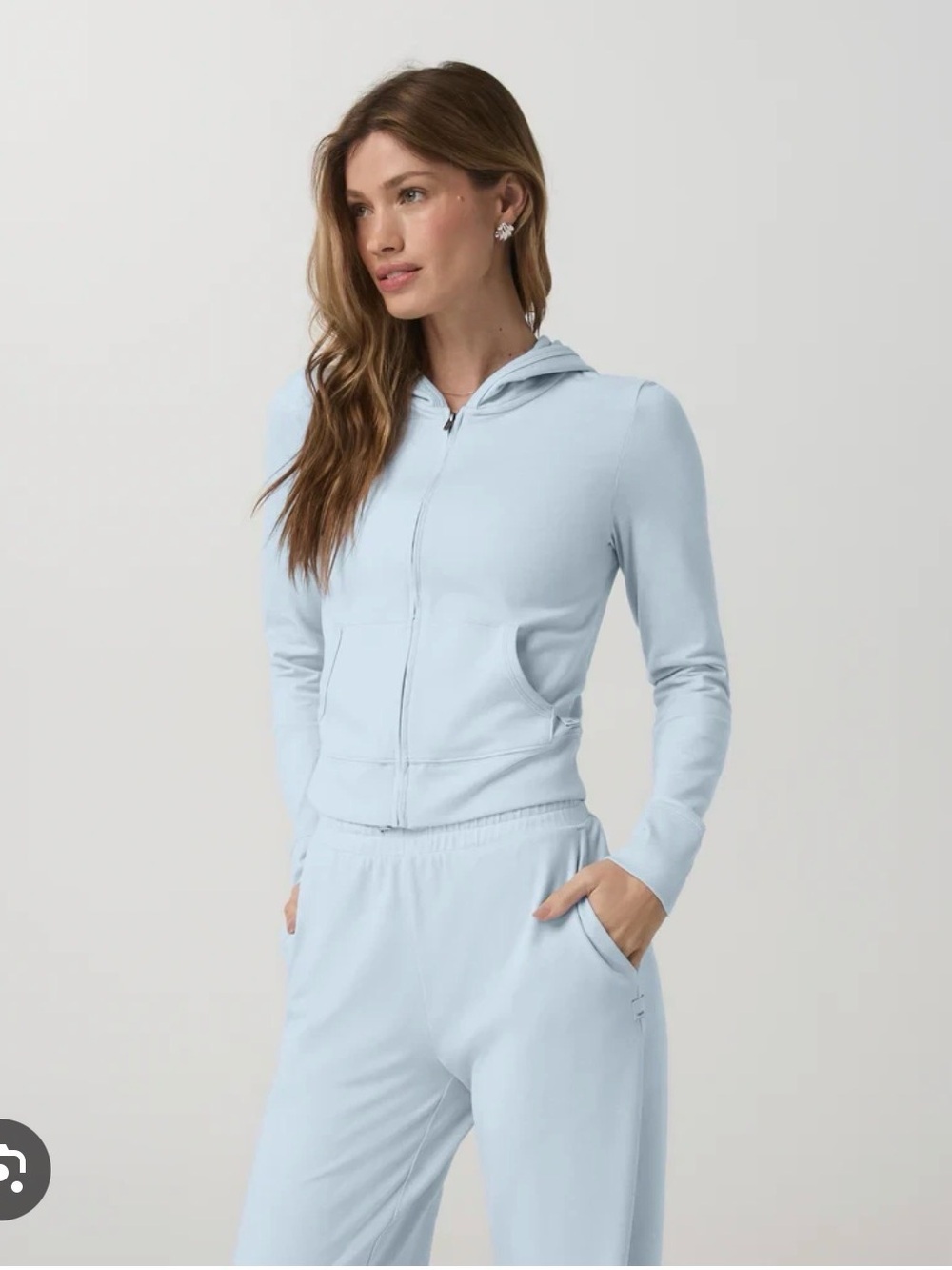 WOMEN'S HALO MINI FULL ZIP HOODIE